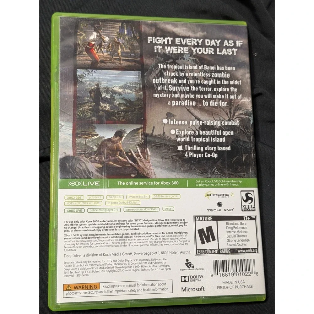 Dead Island -- Game of the‎ Year Edition (Microsoft Xbox 360, 2012)